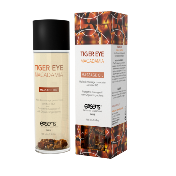 Массажное масло EXSENS Tiger Eye Macadamia (защита с тигровым глазом) 100 мл