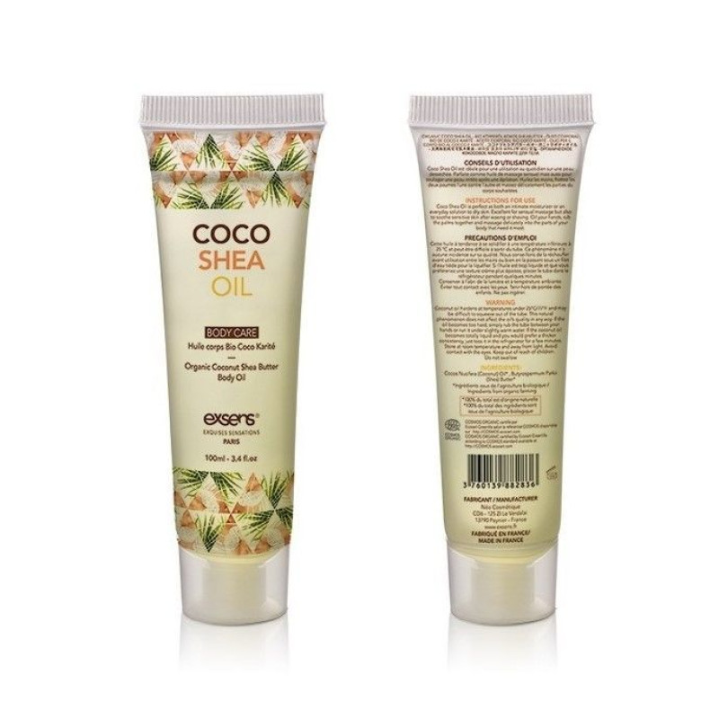 Органическое кокосовое масло Карите Ши для тела EXSENS Coco Shea Oil 100 мл Органическое кокосовое масло Карите Ши для тела EXSENS Coco Shea Oil 100 мл
