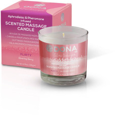 Массажная свеча DONA Scented Massage Candle Blushing Berry FLIRTY 135 гр