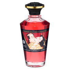 Олія Shunga Aphrodisiac Warming Oil Sparkling Strawberry Wine 100 мл