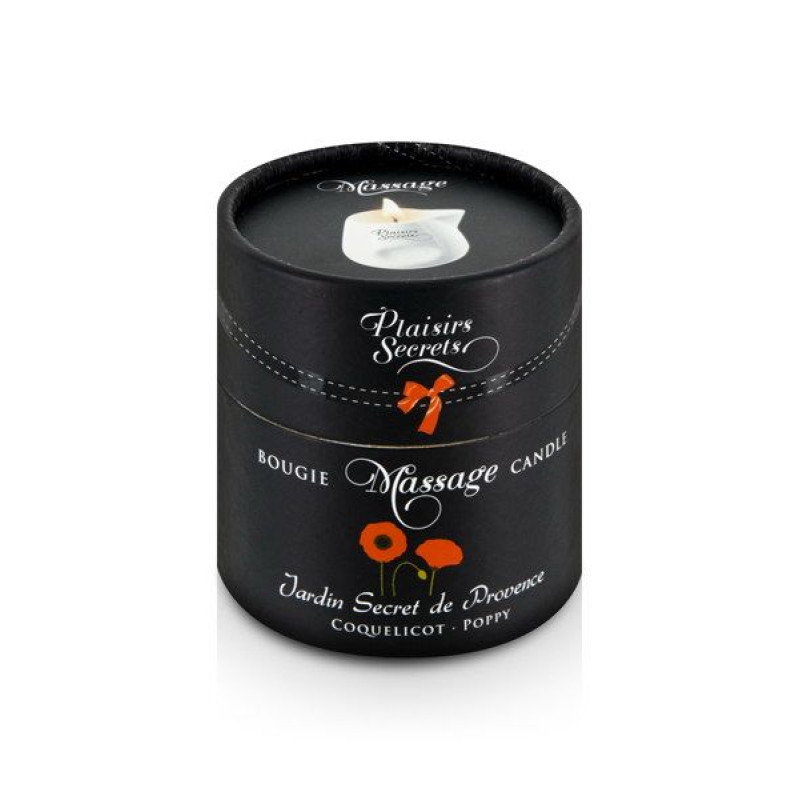 Массажная свеча Plaisirs Secrets с Цветочным ароматом 80 мл