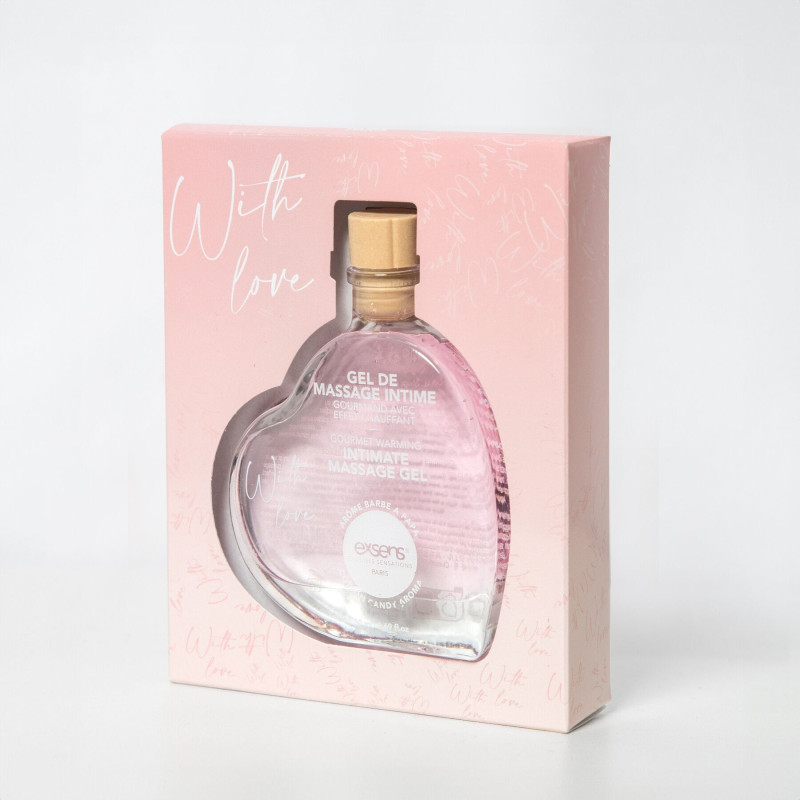 Массажное масло EXSENS With Love Cotton Candy 50мл разогревающее, без сахара, съедобное Массажное масло EXSENS With Love Cotton Candy 50мл разогревающее, без сахара, съедобное