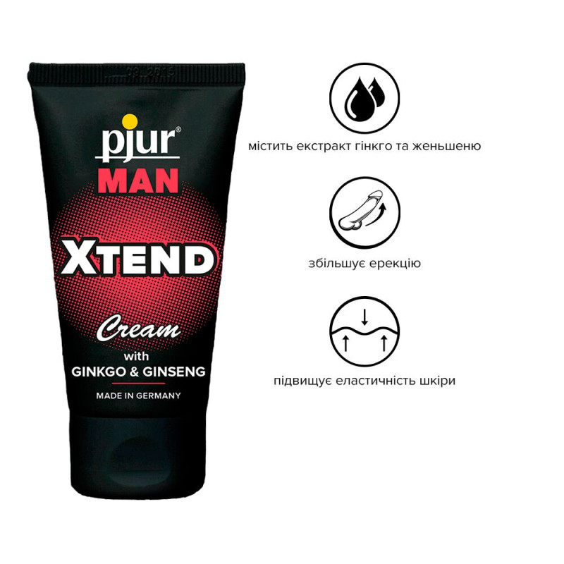 Крем для пениса массажный Pjur MAN Xtend Cream 50 мл Крем для пениса массажный Pjur MAN Xtend Cream 50 мл