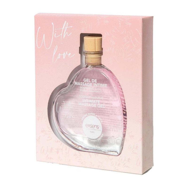 Массажное масло EXSENS With Love Cotton Candy 50мл разогревающее, без сахара, съедобное Массажное масло EXSENS With Love Cotton Candy 50мл разогревающее, без сахара, съедобное