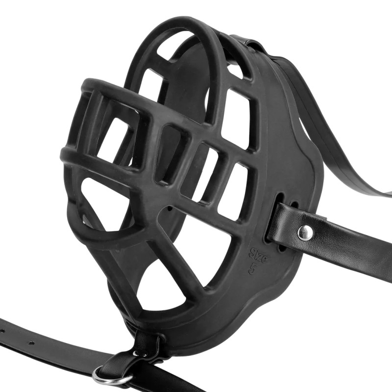 Маска-намордник с кляпом Ouch! Xtreme Muzzle with Removable Ball Gag