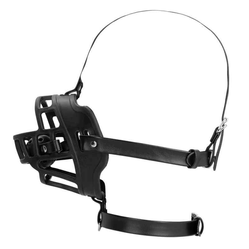 Маска-намордник с кляпом Ouch! Xtreme Muzzle with Removable Ball Gag