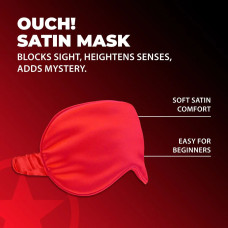 Маска на глаза Ouch! Satin Blindfold Red