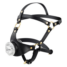 Маска-сбруя для орального секса LOCKINK SEVANDA Blowjob Head Harness