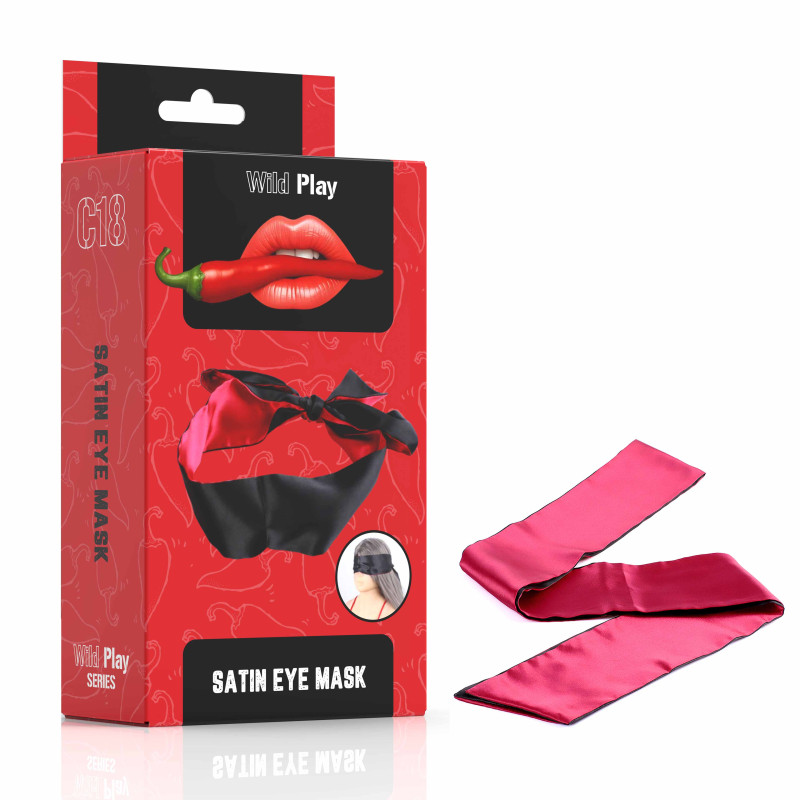 Повязка Erospace Wild Play Satin Eye Mask C18