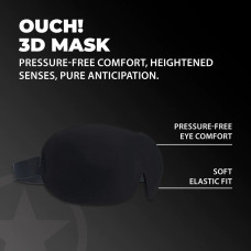 Маска на глаза Ouch! 3D Blindfold Black