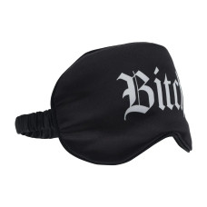 Маска на глаза Ouch! Satin Blindfold Bitch Black
