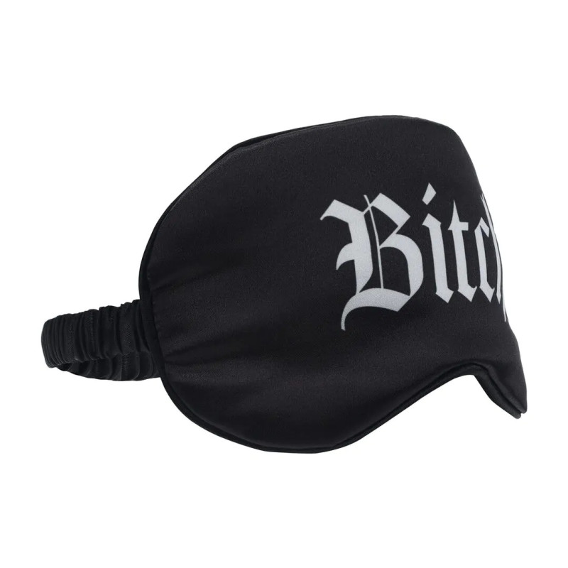 Маска на глаза Ouch! Satin Blindfold Bitch Black
