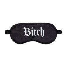 Маска на глаза Ouch! Satin Blindfold Bitch Black
