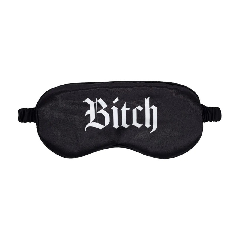 Маска на глаза Ouch! Satin Blindfold Bitch Black