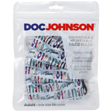 Двостороння маска Doc Johnson DJ Reversible and Adjustable face mask