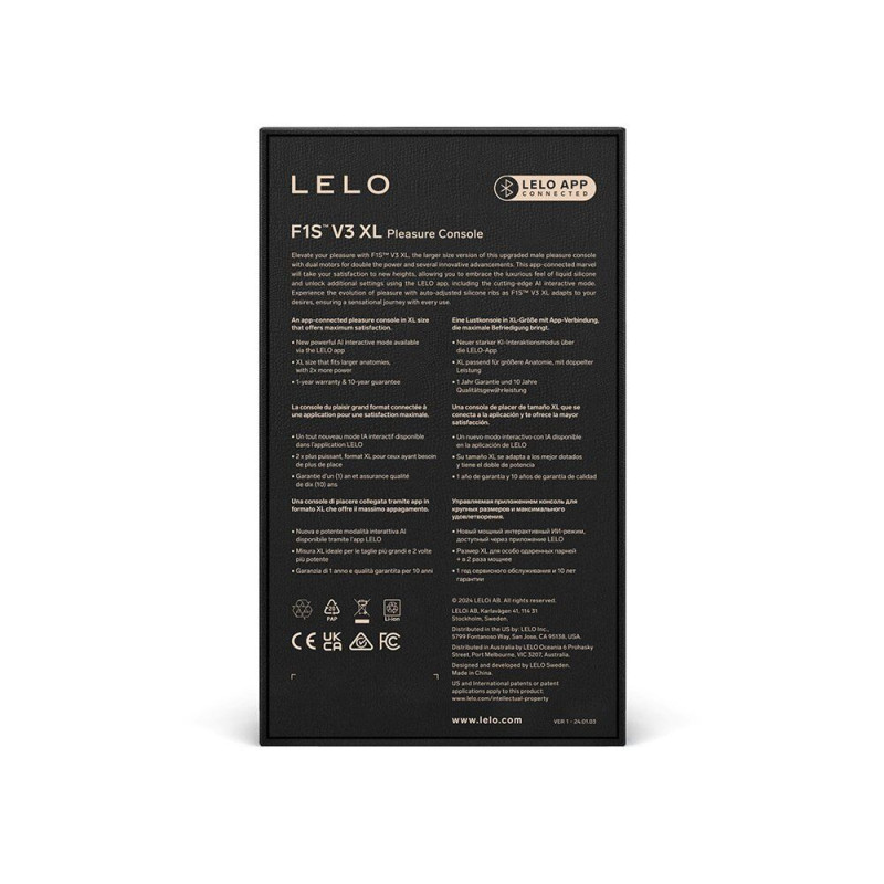 Смарт-мастурбатор LELO F1S V3 XL Red, збільшений, 2 мотори, 8 режимів, стимуляція звуковими хвилями Смарт-мастурбатор LELO F1S V3 XL Red, збільшений, 2 мотори, 8 режимів, стимуляція звуковими хвилями