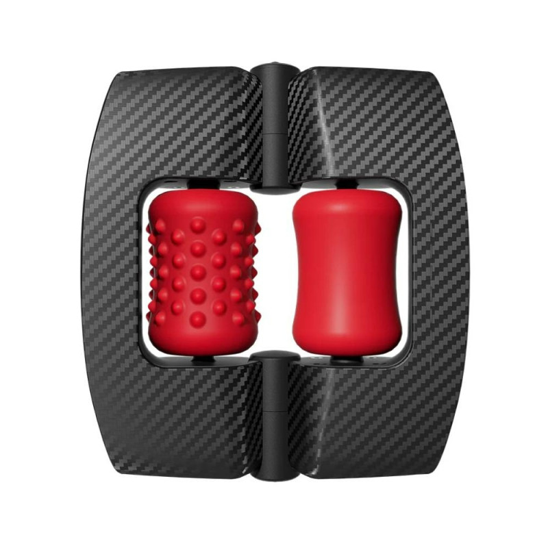 Мастурбатор нереалістичний з вібрацією Womanizer Orctan Червоно-чорний