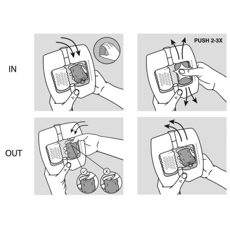 Мастурбатор нереалістичний з вібрацією Womanizer Orctan Червоно-чорний