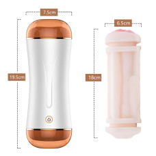 Мастурбатор B - Series Fox FoxShow Vibrating Vagina And Mouth Masturbation Cup