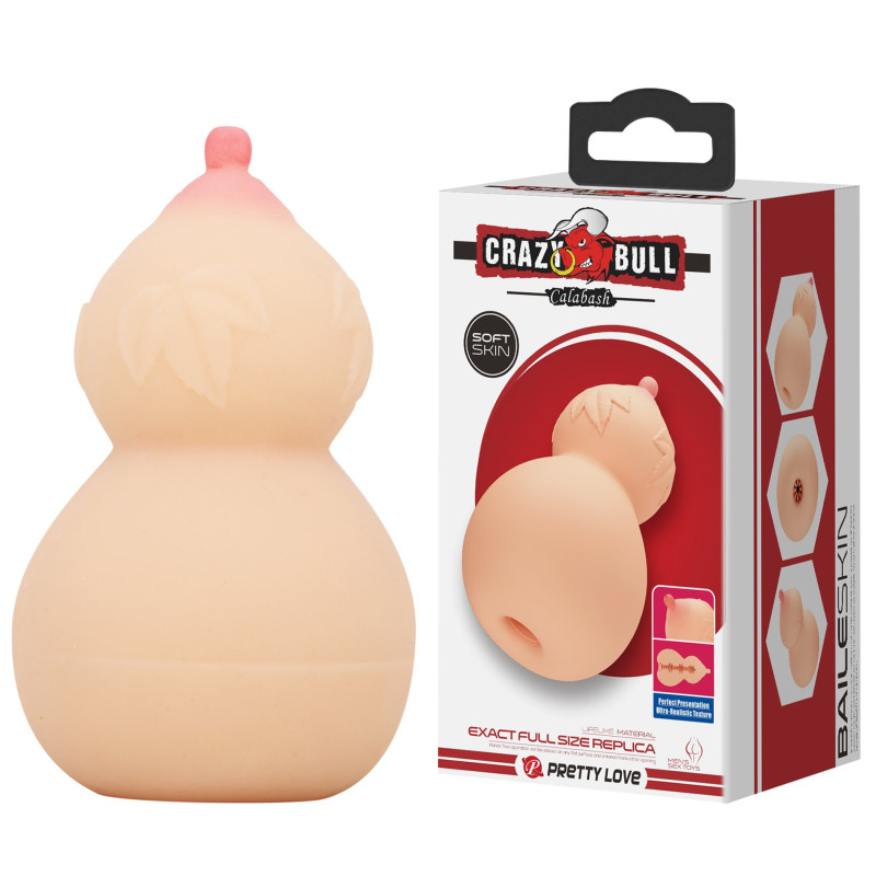 Мастурбатор Crazy Bull Calabash Masturbator Flesh