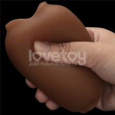 Мастурбатор LoveToy Slider DoubleLoveToyEnded Masturbator Mouth and Vagina Brown