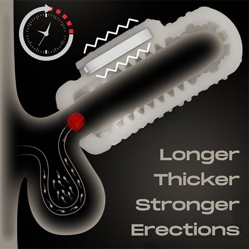 Мастурбатор LoveToy Knights Ring Vibrating Dual Purpose SleeveLoveToyDrip