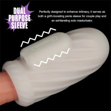 Мастурбатор LoveToy Knights Ring Vibrating Dual Purpose SleeveLoveToySpiral