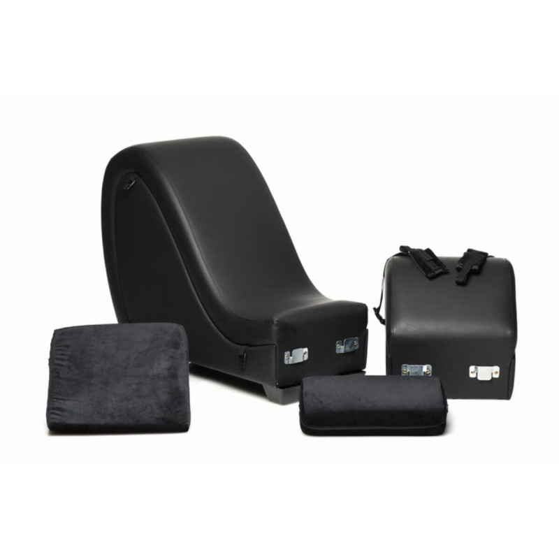 Секс-кресло с подушками Master Series Kinky Sex Lounge with Cushions - Black Секс-кресло с подушками Master Series Kinky Sex Lounge with Cushions - Black
