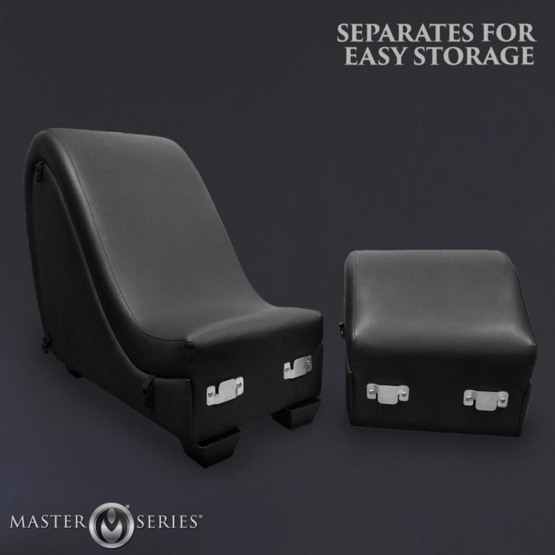 Секс-кресло с подушками Master Series Kinky Sex Lounge with Cushions - Black Секс-кресло с подушками Master Series Kinky Sex Lounge with Cushions - Black