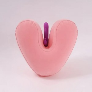 Набір подушок для сексу з отворами для секс-іграшок Lockink Sevanda Sit & Ride, рожеві, 2 шт.