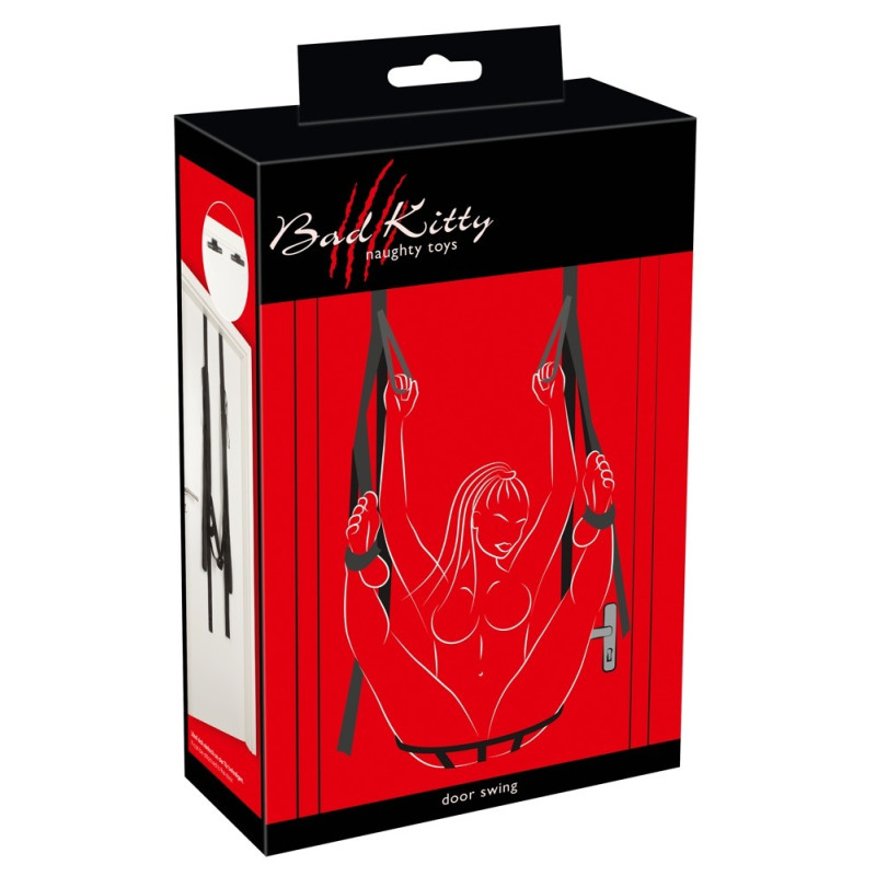 Секс-качели на двери Bad Kitty Door Swing Черная Секс-качели на двери Bad Kitty Door Swing Черная