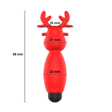 Міні-вібратор Erospace Sweet Play Mini Reindeer Vibrator A10
