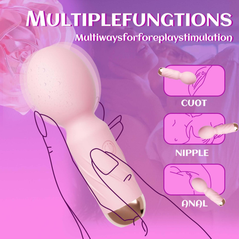 Мини вибромассажер B - Series Cute Mini Wand Pink