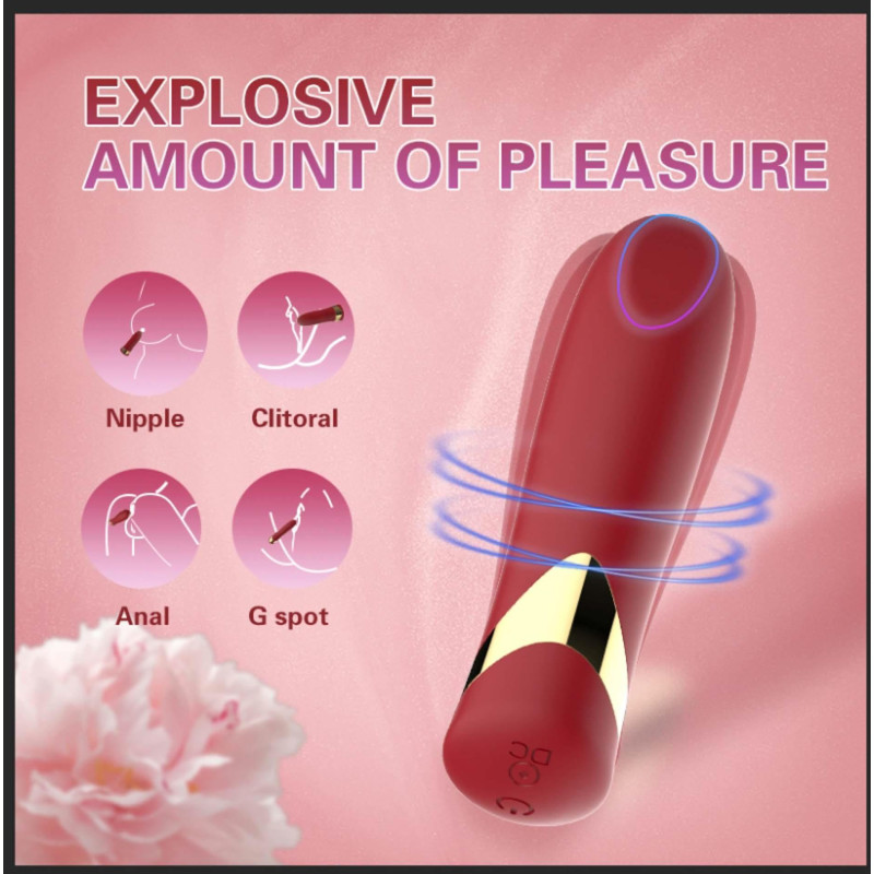 Мини-вибратор B - Series Cute Lipstick Bullet Red