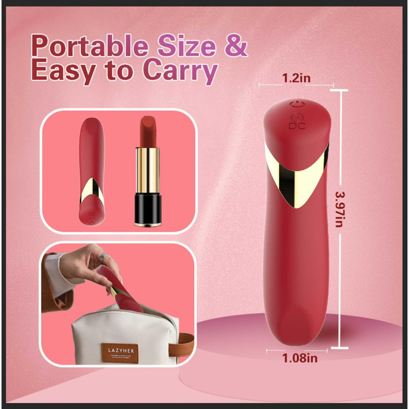 Мини-вибратор B - Series Cute Lipstick Bullet Red