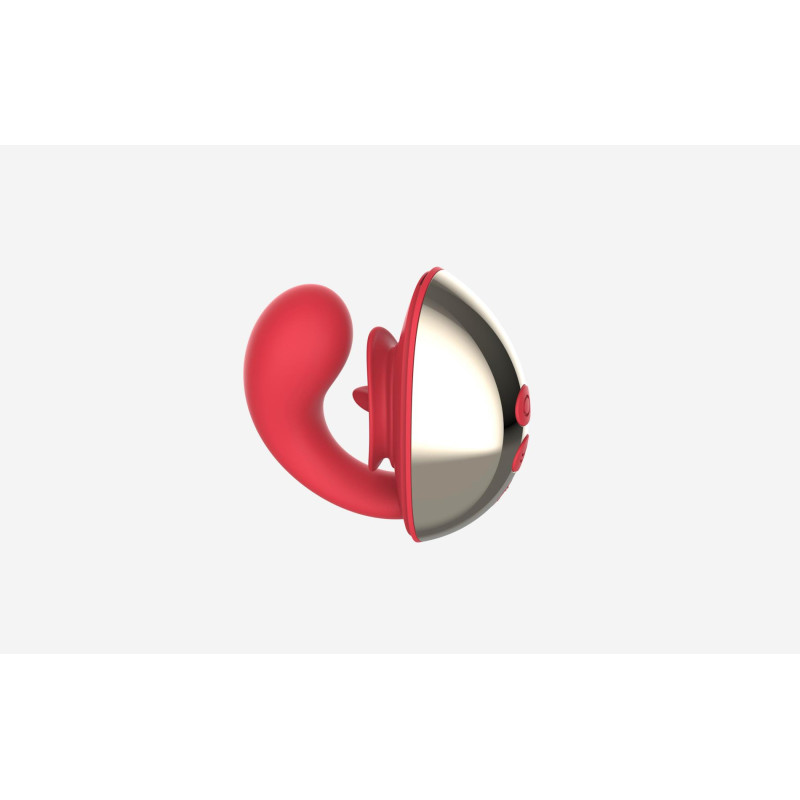 Мини-вибратор B - Series Cute Pulse Kiss Dual Stimulation