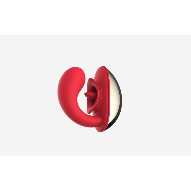 Мини-вибратор B - Series Cute Pulse Kiss Dual Stimulation