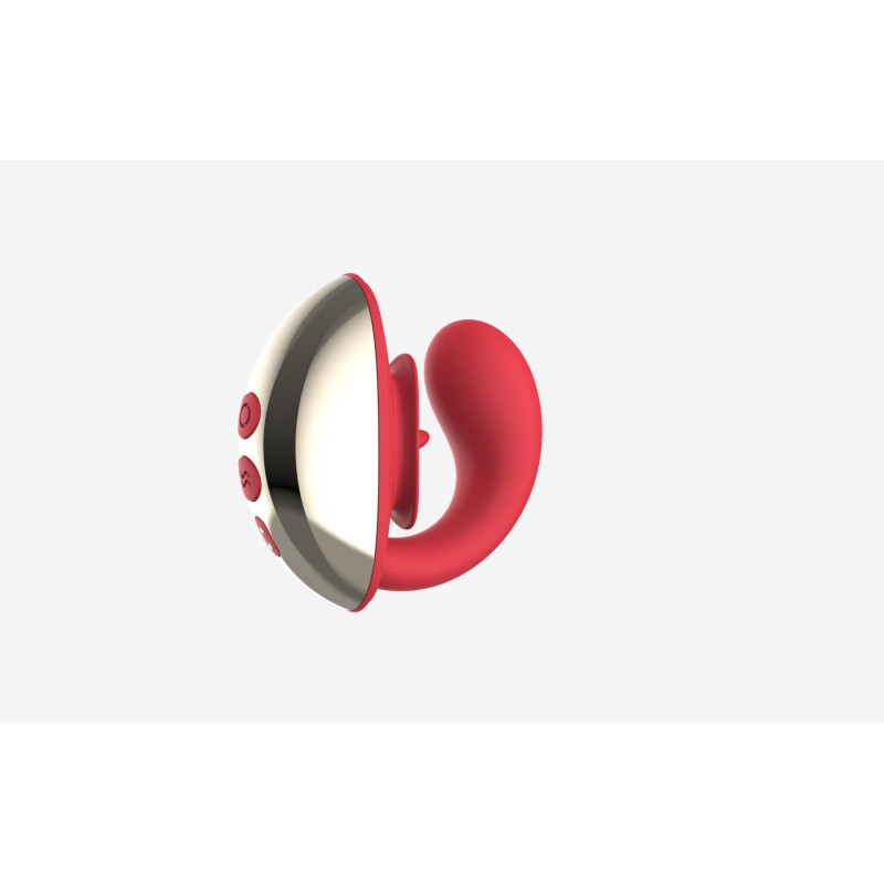 Мини-вибратор B - Series Cute Pulse Kiss Dual Stimulation