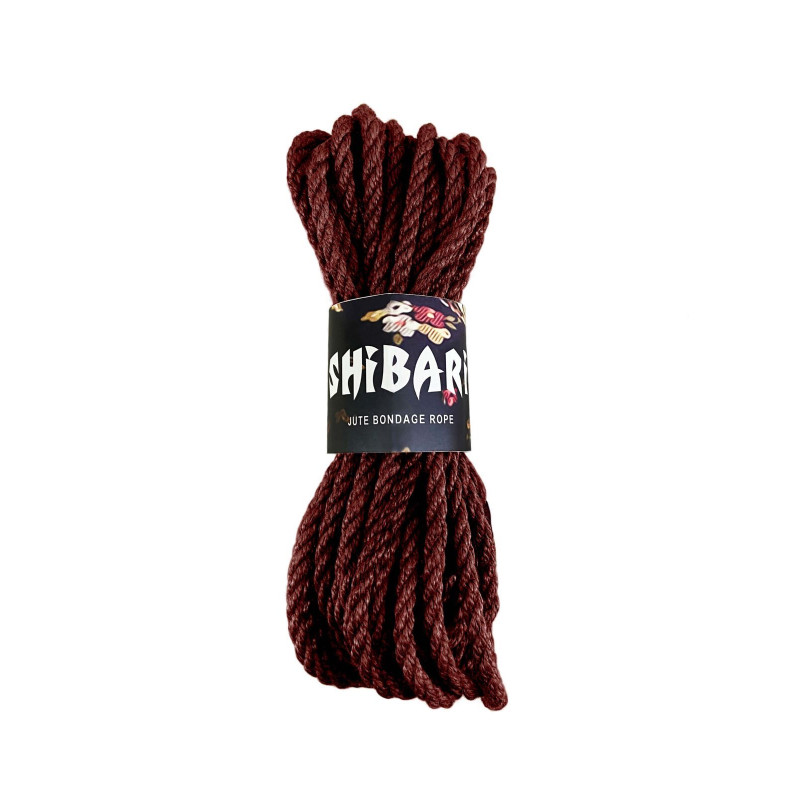 Джутовая веревка для Шибари Feral Feelings Shibari Rope, 8 м коричневая