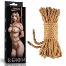 Веревка LoveToy Rebellion Reign Bondage Rope Natural, 10 м