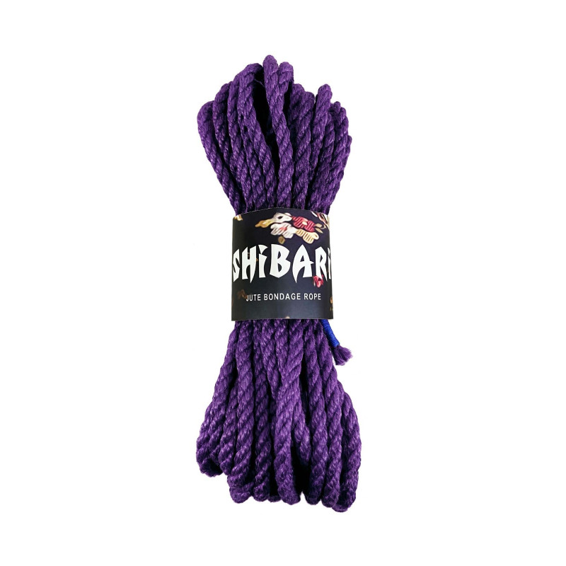 Джутовая веревка для Шибари Feral Feelings Shibari Rope, 8 м сиреневая