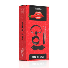 Набор БДСМ Erospace Wild Play BDSM Set 4 pcs C9
