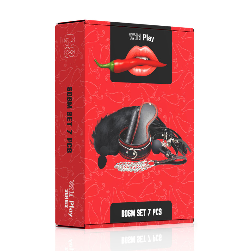 Набор БДСМ Erospace Wild Play BDSM Set 7 pcs C8