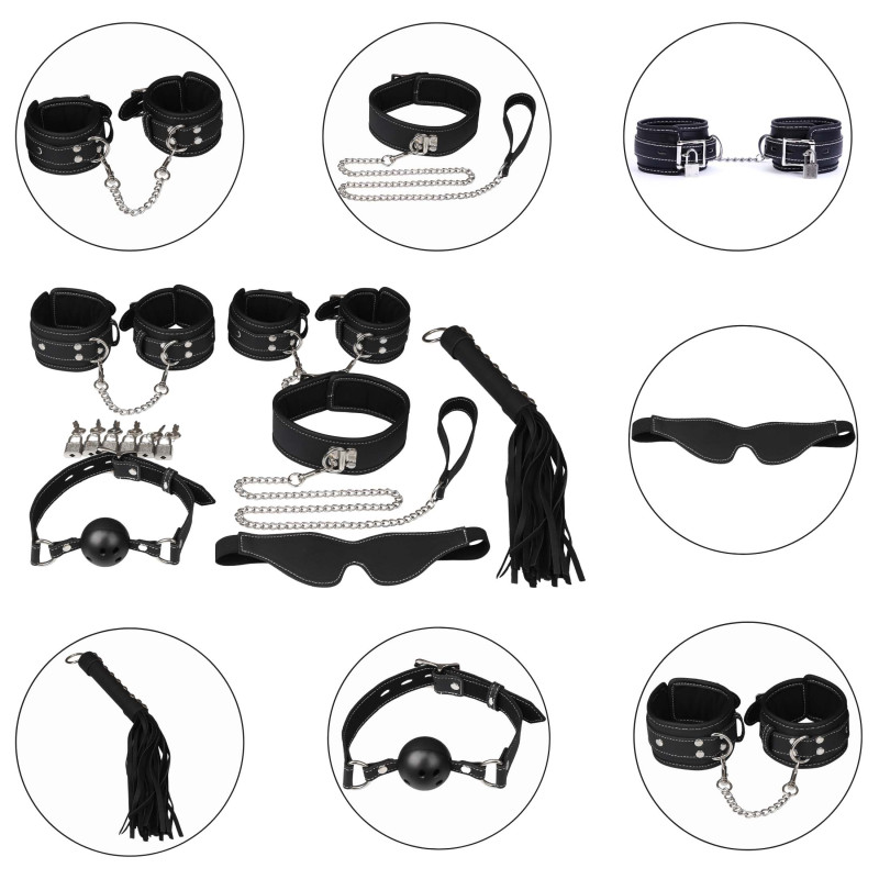 Набор БДСМ Erospace Wild Play Luxury BDSM Set 7 pcs C10