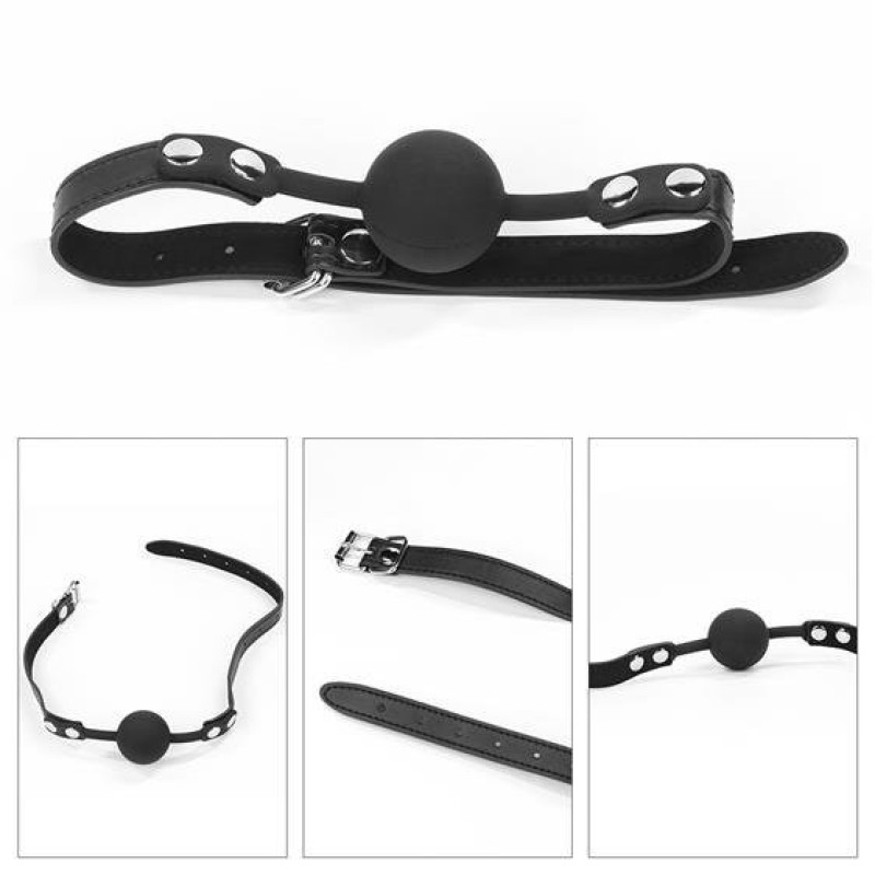 Набор БДСМ LoveToy Deluxe Bondage Kit (кляп, наручники, перышко)