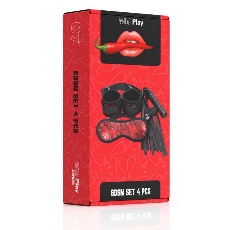 Набор БДСМ Erospace Wild Play BDSM Set 4 pcs C7