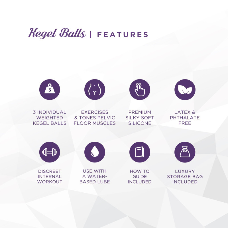 Набір вагінальних кульок Кегеля So Divine Sensual Kegel Balls Набір вагінальних кульок Кегеля So Divine Sensual Kegel Balls
