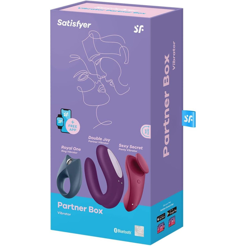 Набір Satisfyer Partner Box 3 (Double Joy, Sexy Secret + Royal One) Набір Satisfyer Partner Box 3 (Double Joy, Sexy Secret + Royal One)