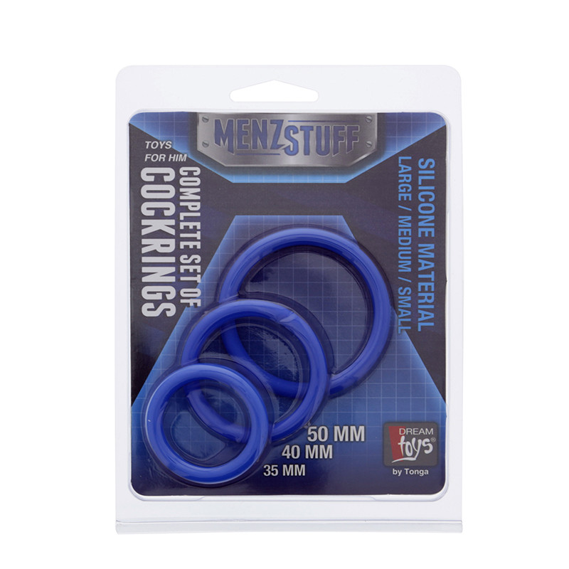 Набір кілець Dreamtoys Menzstuff Complete Set of Cockrings Набір кілець Dreamtoys Menzstuff Complete Set of Cockrings