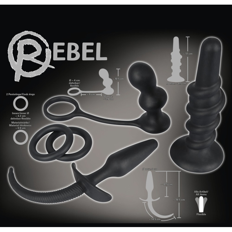 Набір іграшок Rebel Play Kit Чорний Набір іграшок Rebel Play Kit Чорний